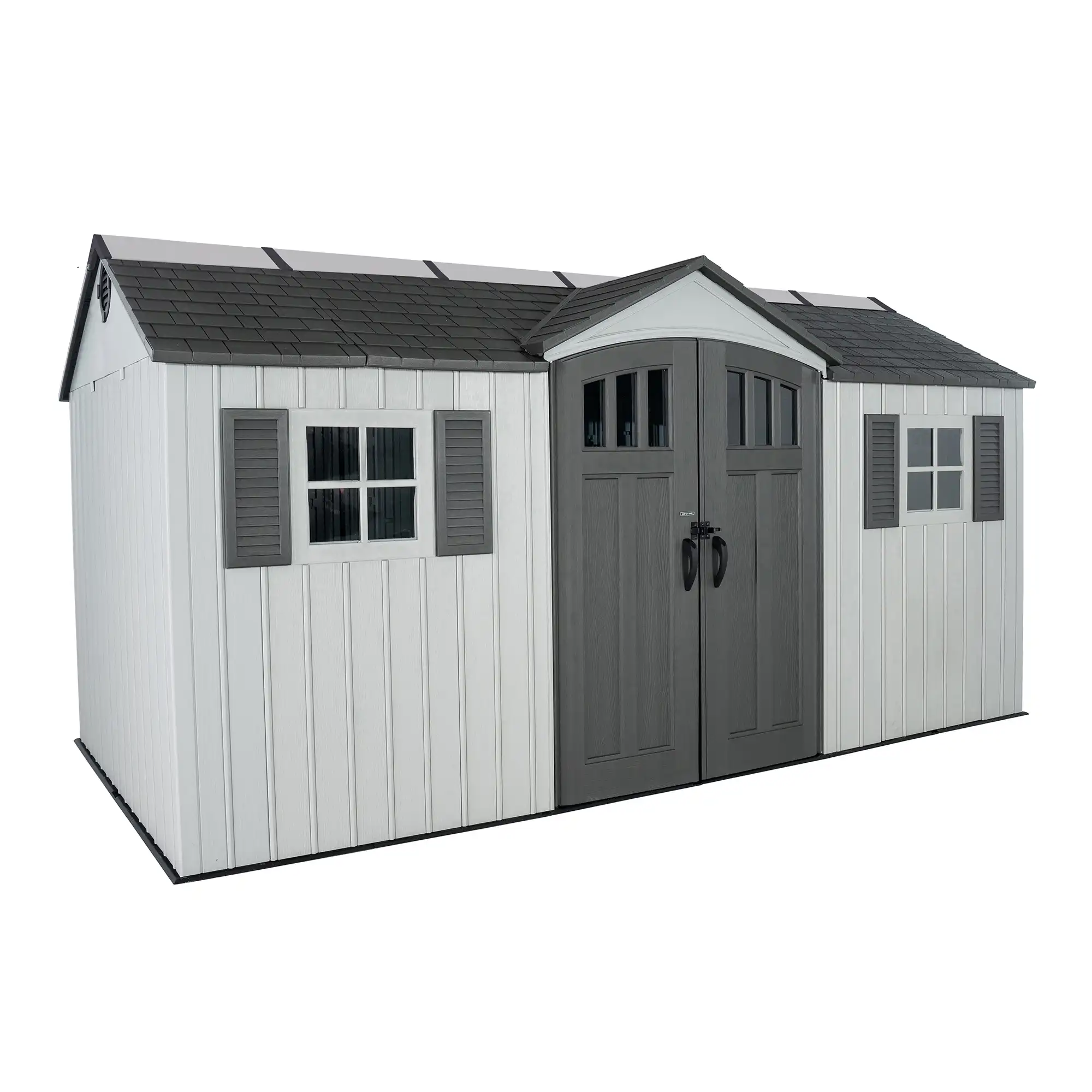 lifetime-15x8-storage-shed-with-side-entry-uv-protected-hdpe-model-60206-1.webp Lifetime 15×8 Storage Shed with Side Entry – UV-Protected HDPE | Model 60206 - Image 1