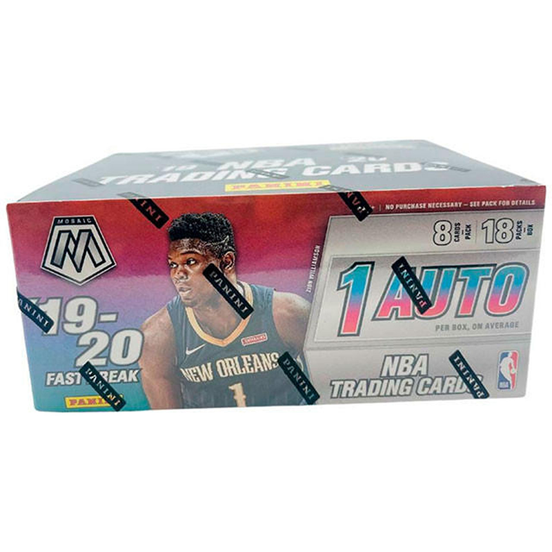 2019_20PaniniMosaicBasketballFastBreakBox_8aa6b86f-8d57-42ad-9f1e-a1415e064a9c.png 2019/20 Panini Mosaic Basketball Fast Break Case (20 CT) - Image 1
