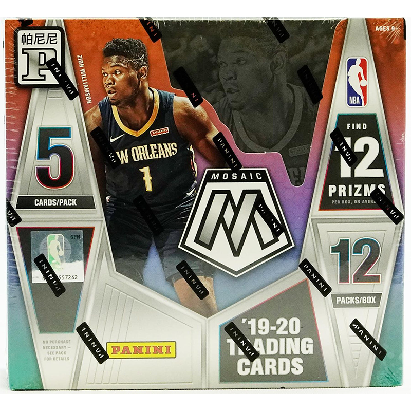 2019_20PaniniMosaicBasketballTmallBox.png 2019/20 Panini Mosaic Basketball Tmall Box - Image 1