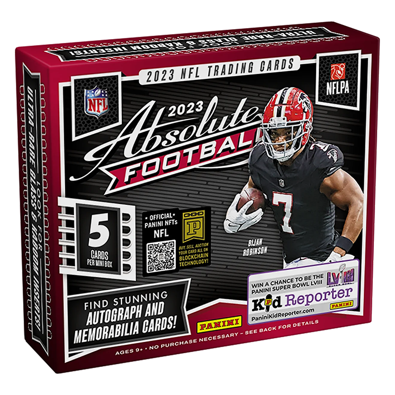 2023PaniniAbsoluteFootballHobbyBox.png 2023 Panini Absolute Football Hobby Box - Image 1