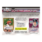 2023 Topps Chrome Baseball Jumbo Box - Image 2