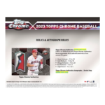 2023 Topps Chrome Baseball Jumbo 8 Box Case - Image 9