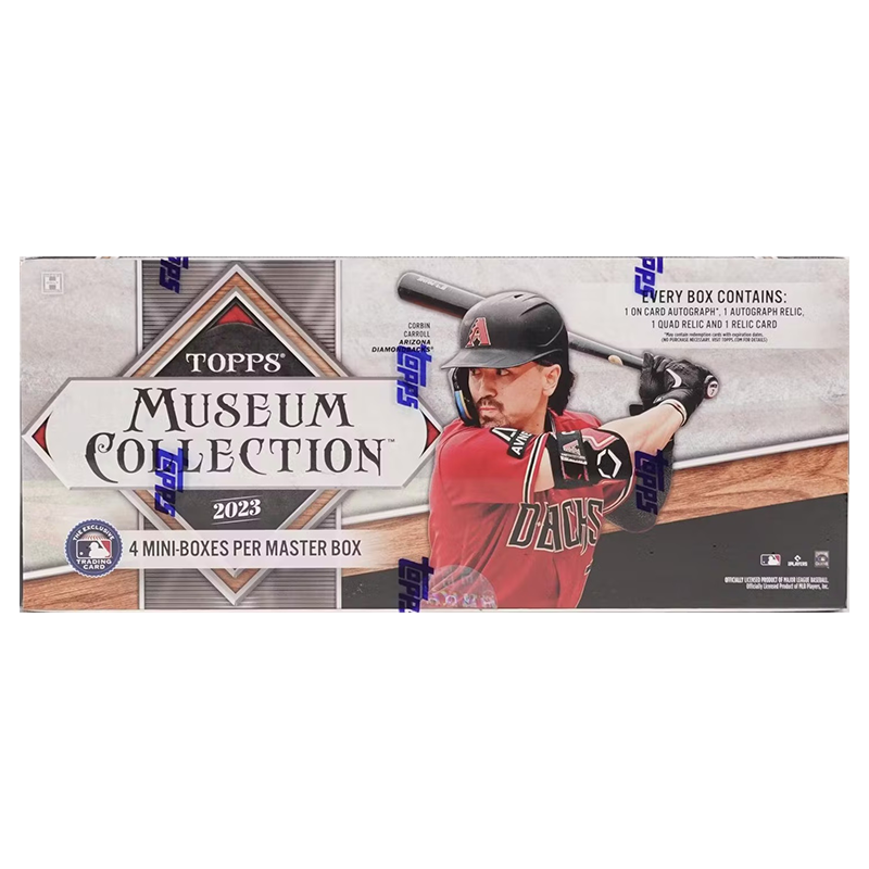 2023ToppsMuseumCollectionBaseballHobbyBox.png 2023 Topps Museum Collection Baseball Hobby Box - Image 1