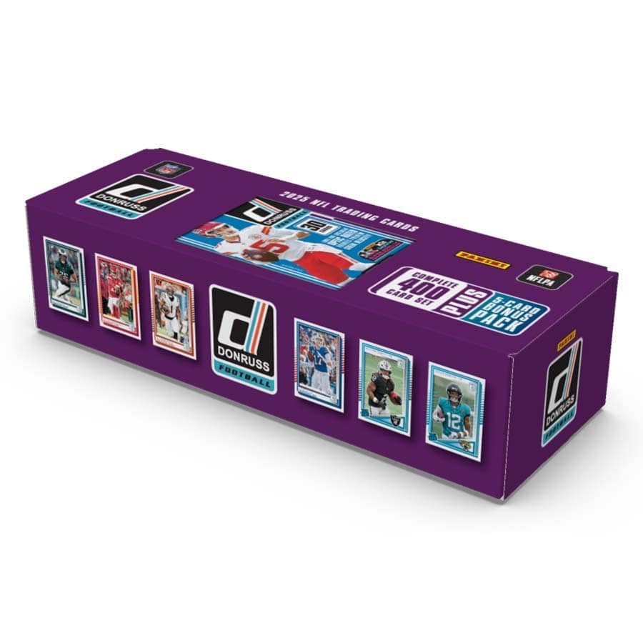 2025PANINIDONRUSSFOOTBALLHOBBYFACTORYSET.jpg 2025 Panini Donruss Football Hobby Factory Set - Image 1