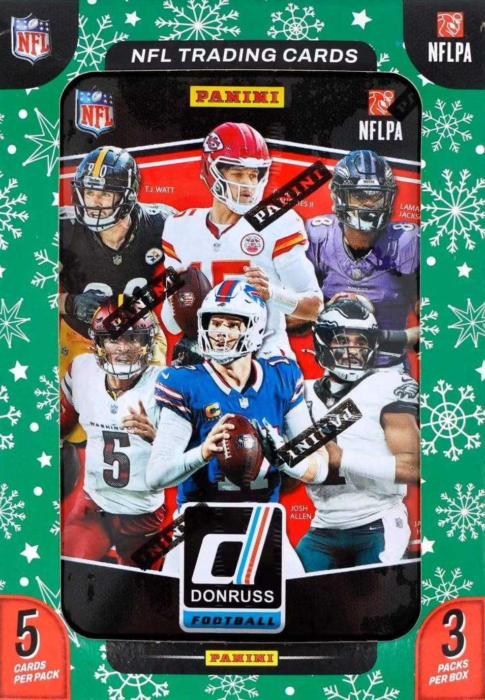 2025PANINIDONRUSSFOOTBALLWINTERTIN.jpg 2025 Panini Donruss Football Winter Tin - Image 1