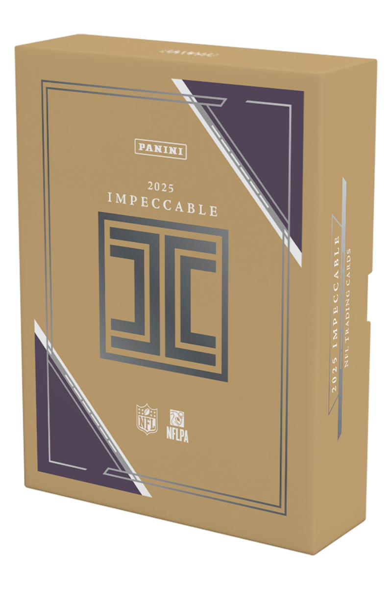 2025PANINIIMPECCABLEFOOTBALLHOBBYBOX_4d9d2c05-9710-4182-b394-467fcb92d5b9.png 2025 Panini Impeccable Football Hobby Box - Image 1