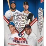 2026 Topps Series 2 Baseball Blaster Trading Card Box (3 Holiday Base Card Variations Per Box)