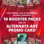 Magic: The Gathering Ikoria: Lair of Behemoths Bundle | 10 Booster Packs (150 Cards) | Foil Lands | Accessories - Image 2