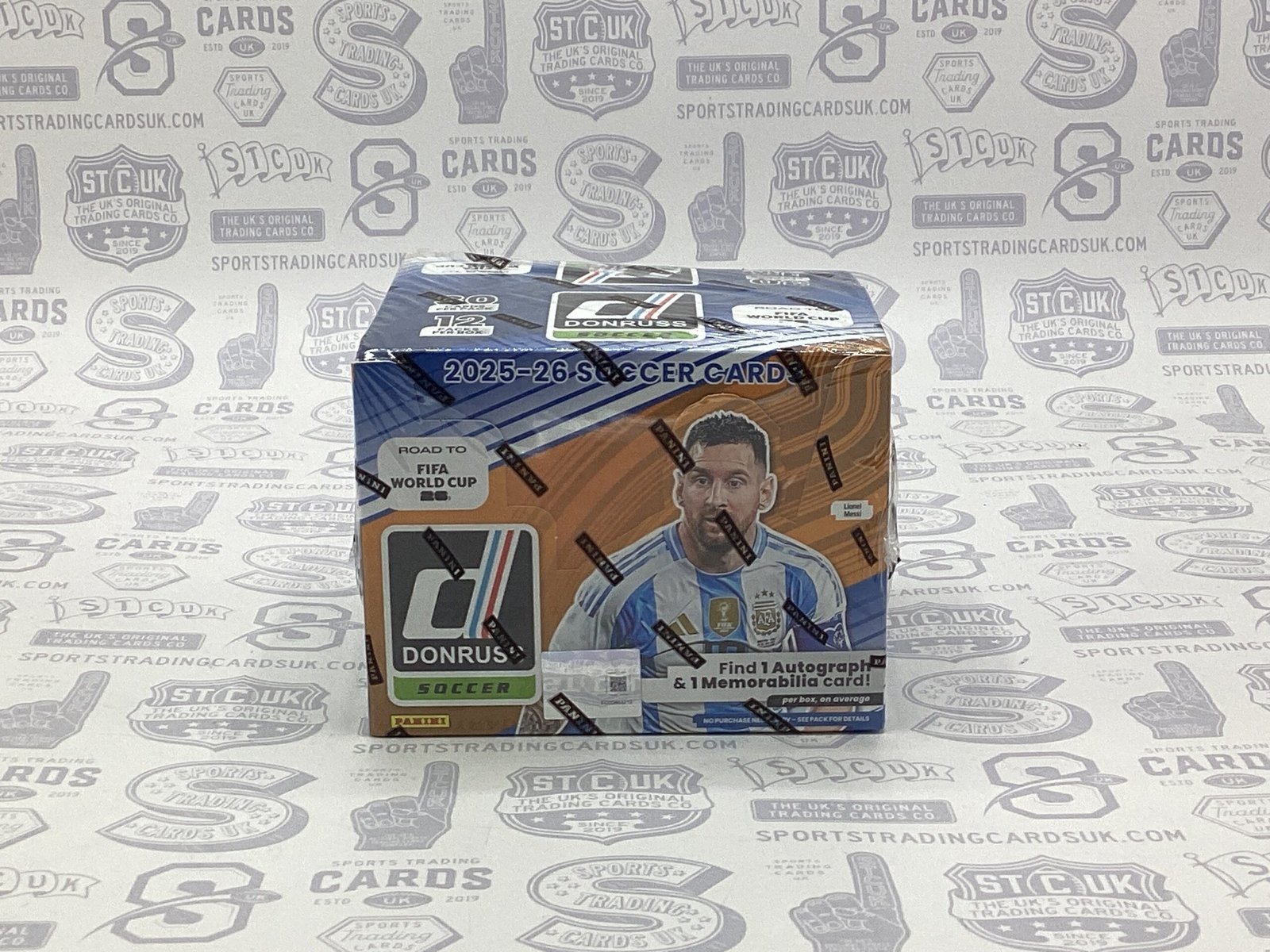 A69BDE96-142D-4567-B252-74F0723F175F-scaled-1.jpg 2025-26 Panini Donruss Road to FIFA World Cup Soccer Hobby Box - Image 1