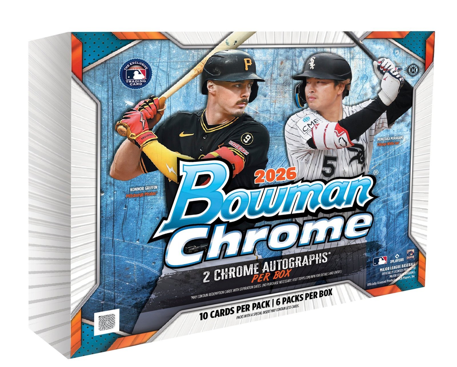 IMG_9800.jpg Pre Order – 2026 Bowman Chrome Baseball Hobby Box - Image 1