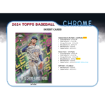 2024 Topps Chrome Baseball Hobby Box - Image 5