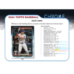 2024 Topps Chrome Baseball Jumbo Box - Image 3