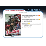 2024 Topps Chrome Baseball Jumbo Box - Image 7