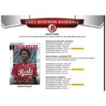 2023 Bowman Baseball Jumbo Box - Image 5