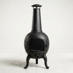 Halford Artisan Cast Iron Chiminea Fire Pit & Garden Heater