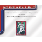 2025 Topps Chrome Baseball Breaker’s Delight 6 Box Case - Image 2