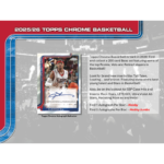 2025/26 Topps Chrome Basketball Hobby 12 Box Case - Image 2