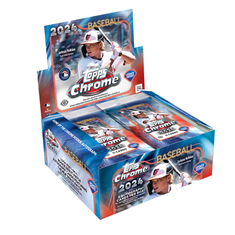 resizingforshopify-2024-12-03T152557.758.png 2024 Topps Chrome Update Series Baseball Jumbo Box - Image 1