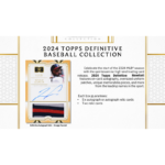 2024 Topps Definitive Baseball Hobby Box - Image 2