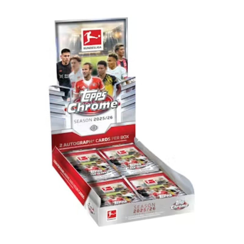 resizingforshopify-2026-03-12T122302.893.png 2025/26 Topps Chrome Bundesliga Soccer Hobby Box - Image 1