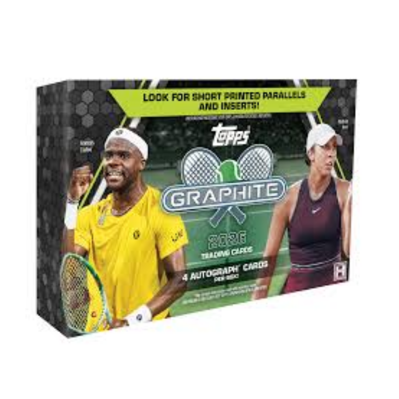 resizingforshopify-2026-04-09T130510.811.png 2026 Topps Graphite Tennis Hobby Box - Image 1
