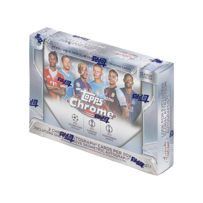 resizingforshopify-2026-05-04T133759.177.png 2025/26 Topps Chrome UEFA Club Competitions Soccer Delight Box - Image 1