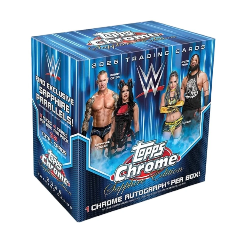 resizingforshopify-2026-05-15T122630.197_98fbffc1-8517-4270-8684-ff9018fa1623.png 2026 Topps Chrome WWE Hobby Sapphire Box - Image 1