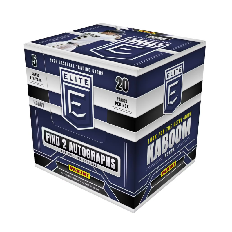 resizingforshopify-2026-05-27T142158.270.png 2026 Panini Donruss Elite Baseball Hobby 12 Box Case - Image 1