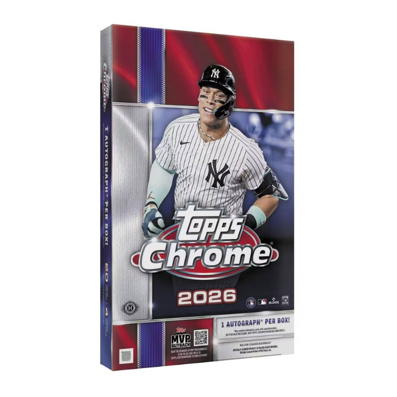 resizingforshopify-2026-07-16T132925.209.png 2026 Topps Chrome Baseball Hobby 12 Box Case - Image 1