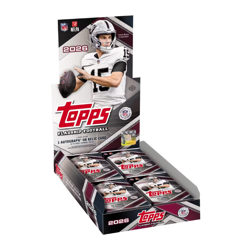 resizingforshopify_21_32abbc87-4ca6-4bf6-8b22-9cfaefea84af-1.png 2026 Topps Flagship Football Hobby Box - Image 1