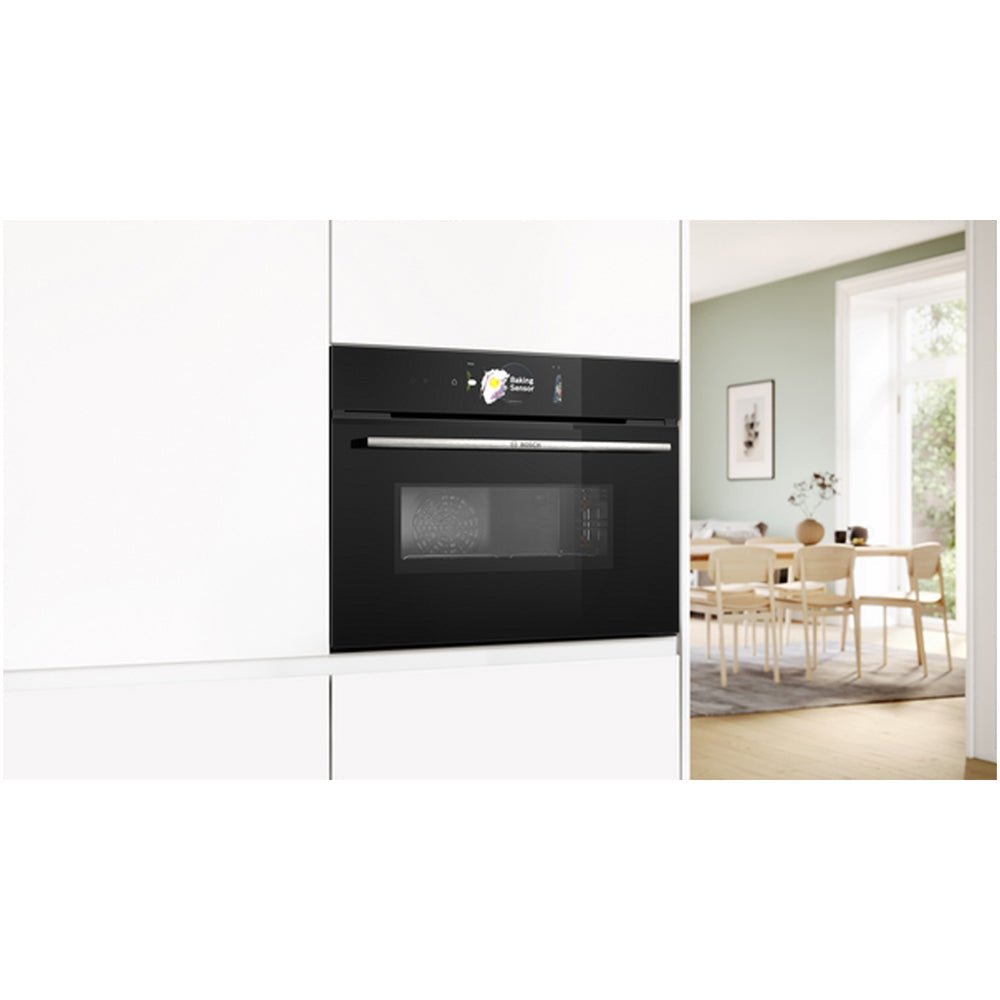 Bosch CMG778NB1 Series 8 45L Built-In Combi Microwave – Black - Image 6