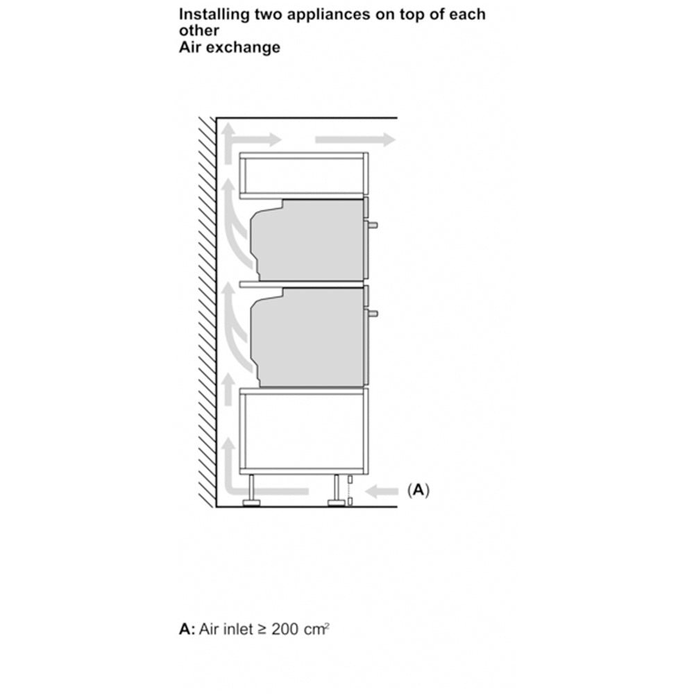 Bosch CMG778NB1 Series 8 45L Built-In Combi Microwave – Black - Image 7