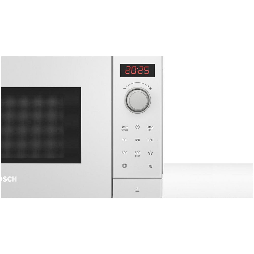 Bosch FFL023MW0B Series 2 Freestanding Microwave White - Image 4