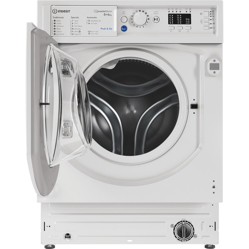 Indesit BIWDIL861485 8 kg Integrated Washer Dryer White - Image 4