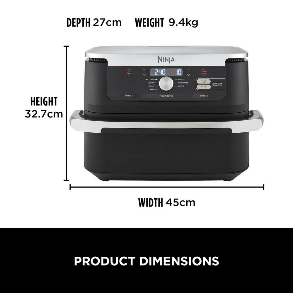 Ninja Foodi FlexDrawer Air Fryer AF500UK 10.4L Black - Image 14