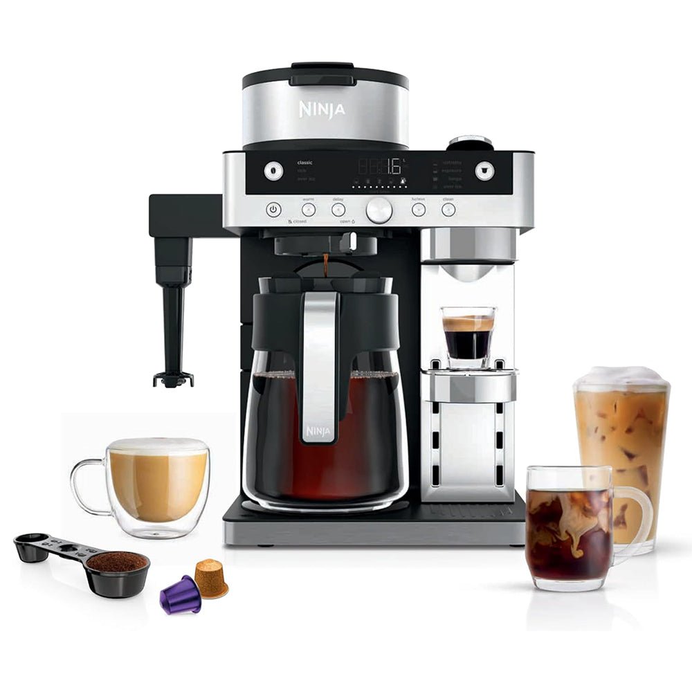 Ninja Prestige Dualbrew System CFN802UK Pod and Filter Coffee Machine – Black